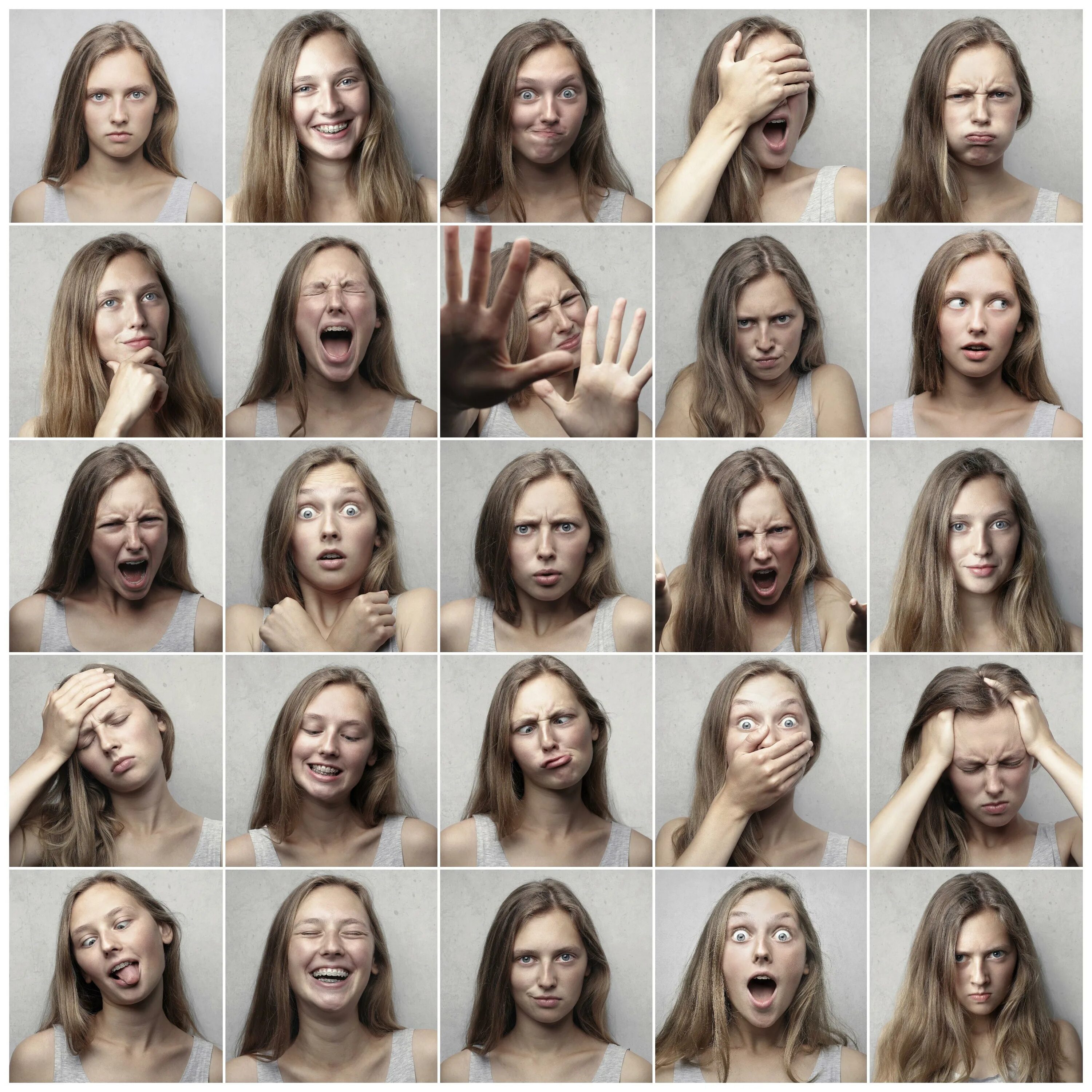 Gestures and facial expressions