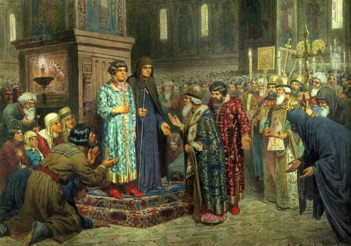 Сильное боярство было. Избрание Михаила Романова на царство.