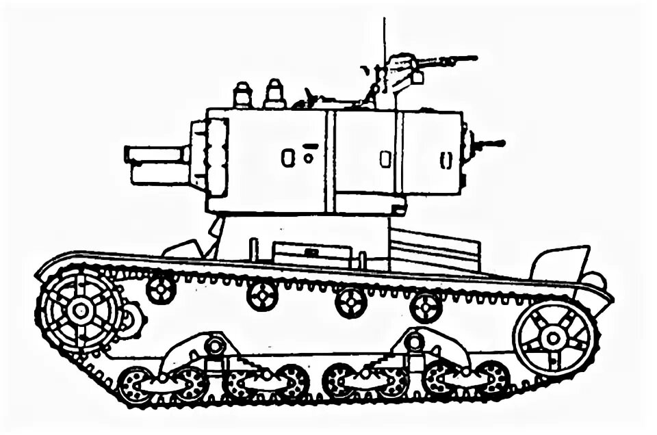 Рисунок 26. Чертеж танка т 26. Т-26 лёгкий танк чертеж. Танк т 26 рисунок. Т-26-4.