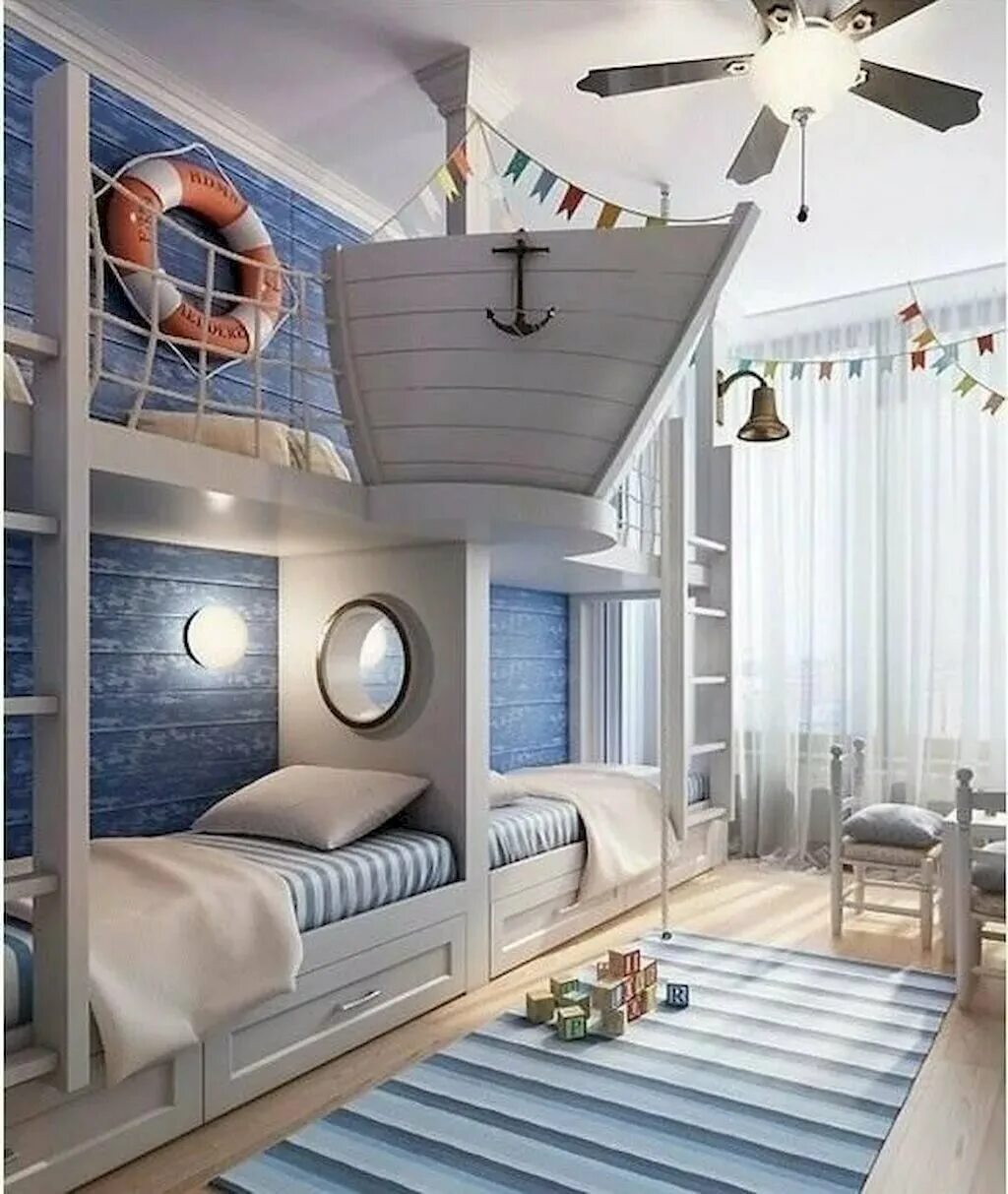 Разные комнаты для мальчика. Морской стиль в интерьере. Детская в морском стиле. Комната для мальчика. Комната в морском стиле.