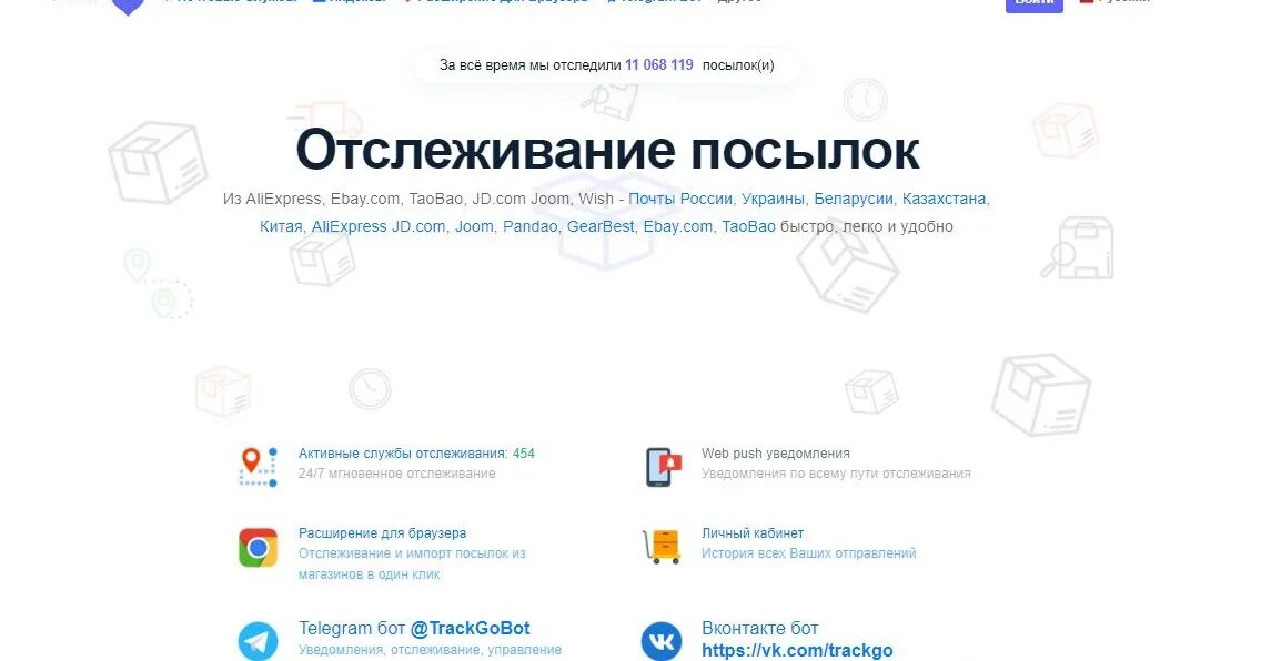 Почта китай отслеживание почтовых отправлений