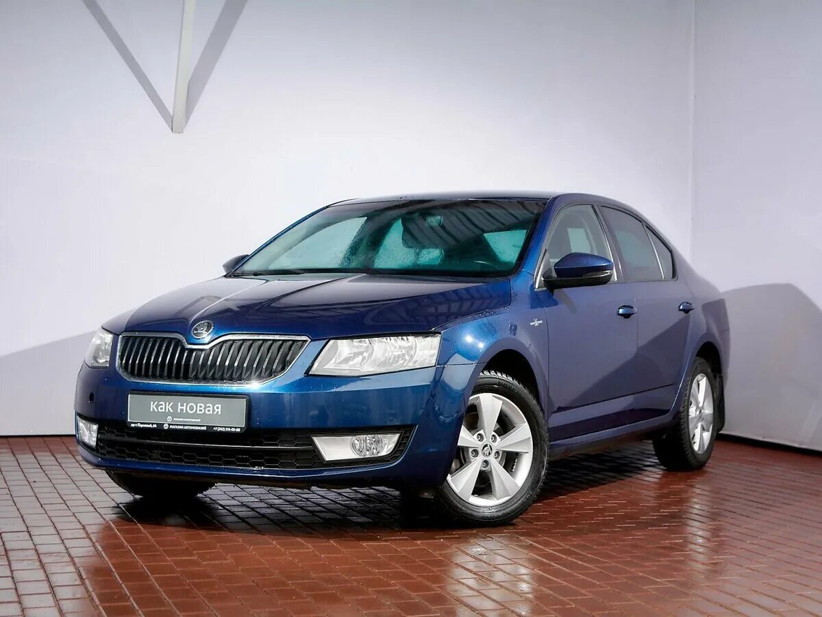 Skoda Octavia III (a7). Skoda Octavia III 1.6 MT 110 Л.С. синий. Skoda Octavia a7 Liftback. Купить шкоду в рязани