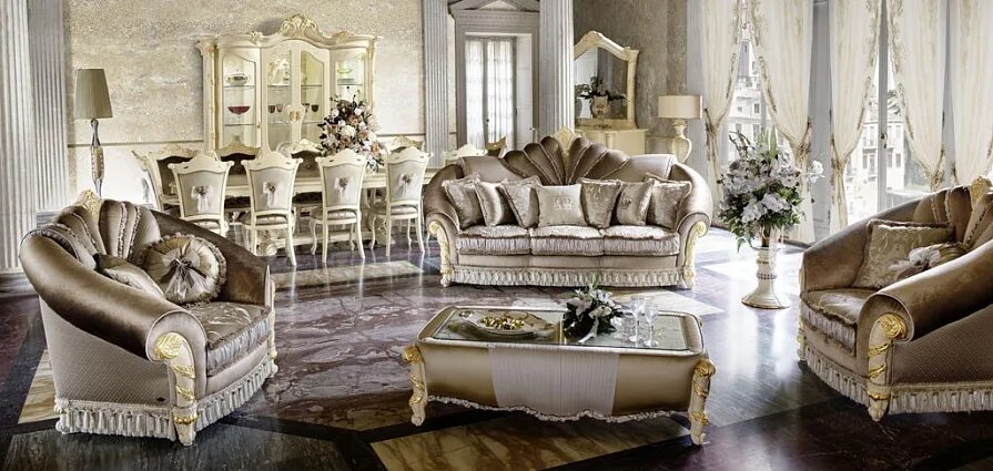 Диван с высокой спинкой Master фабрики AM Classic по цене от 216 000 руб. купи
