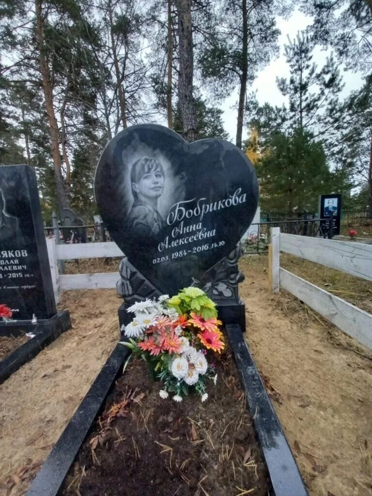 Могила Анны Бобриковой.