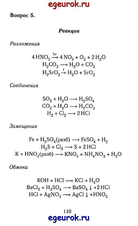 Химия 8 класс рудзист