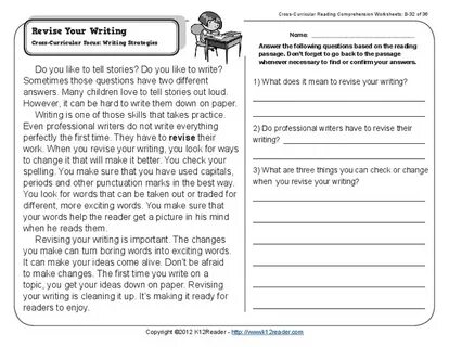 We are writing in english