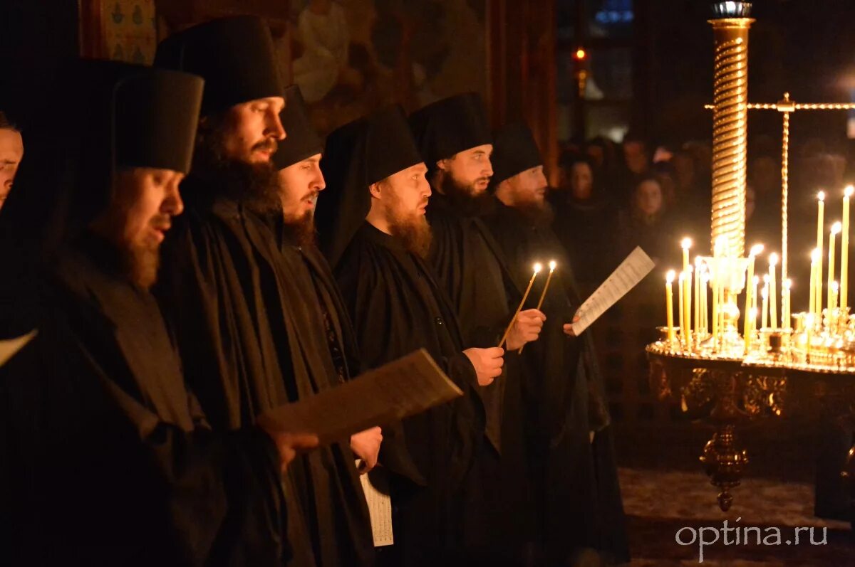 Молитвы вечерние оптина в великий пост. Оптина Великий пост. Великий пост Оптина 2024. Оптина первая седмица Великого поста. Хор в Великий пост.