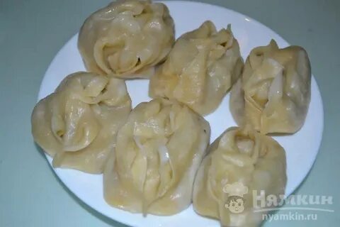 Вкусные манты из свинины