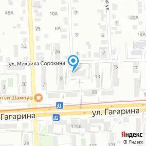 Карта самары гагарина