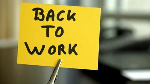 You go to work on foot