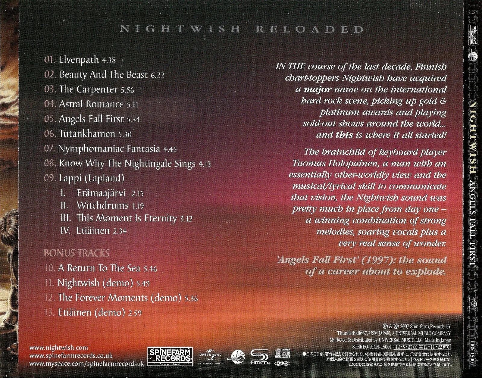 Nightwish 1997. Nightwish Angels Fall first обложка. Nightwish - Angels Fall first (1997). Tales from the Elvenpath Nightwish. Angels fall sometimes