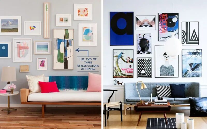 Постеры в комнату. Наклеенный плакат. Повесить плакат на стену. Коллаж из плакатов на стену. Как клеить постеры на стену.