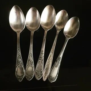 Чайные ложки посеребренные
