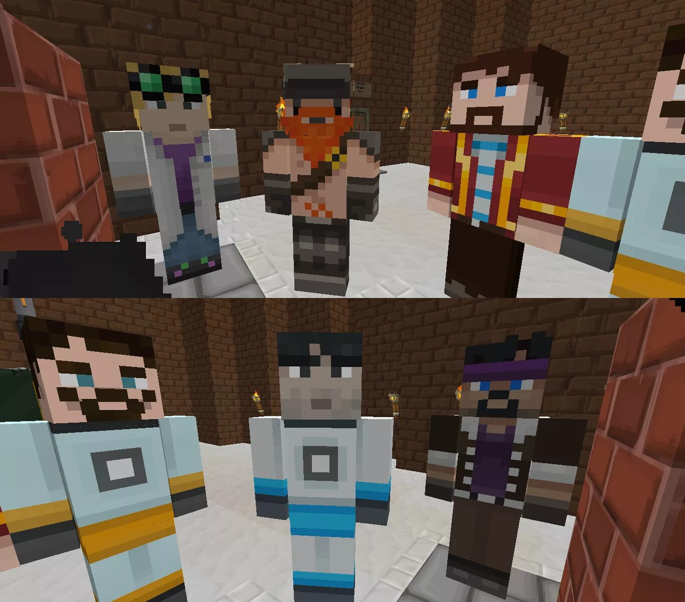 Minecraft inside skins