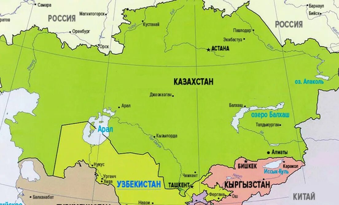 Средняя азия какие города. Политическая карта средней Азии. Политическая карта средней Азии 2022. Средняя Азия карта средней Азии. Политическая ката средней Азиии.