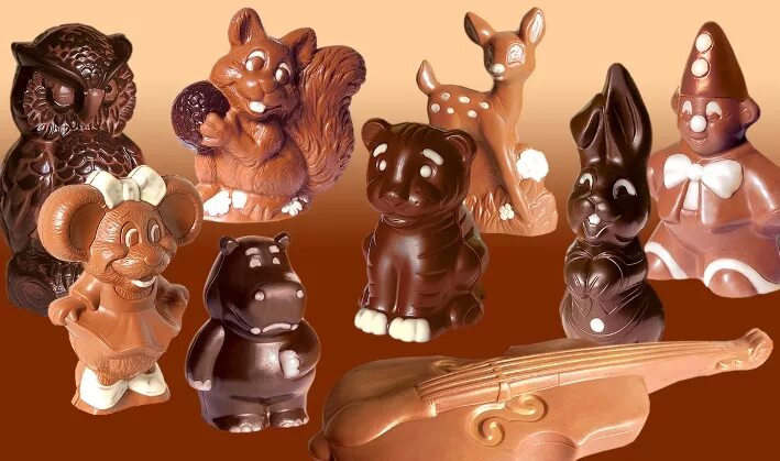 Шоколадки игрушки. Шоколадные фигурки. Фигурный шоколад. Статуэтки из шоколада. Шоколадные фигурные изделия.