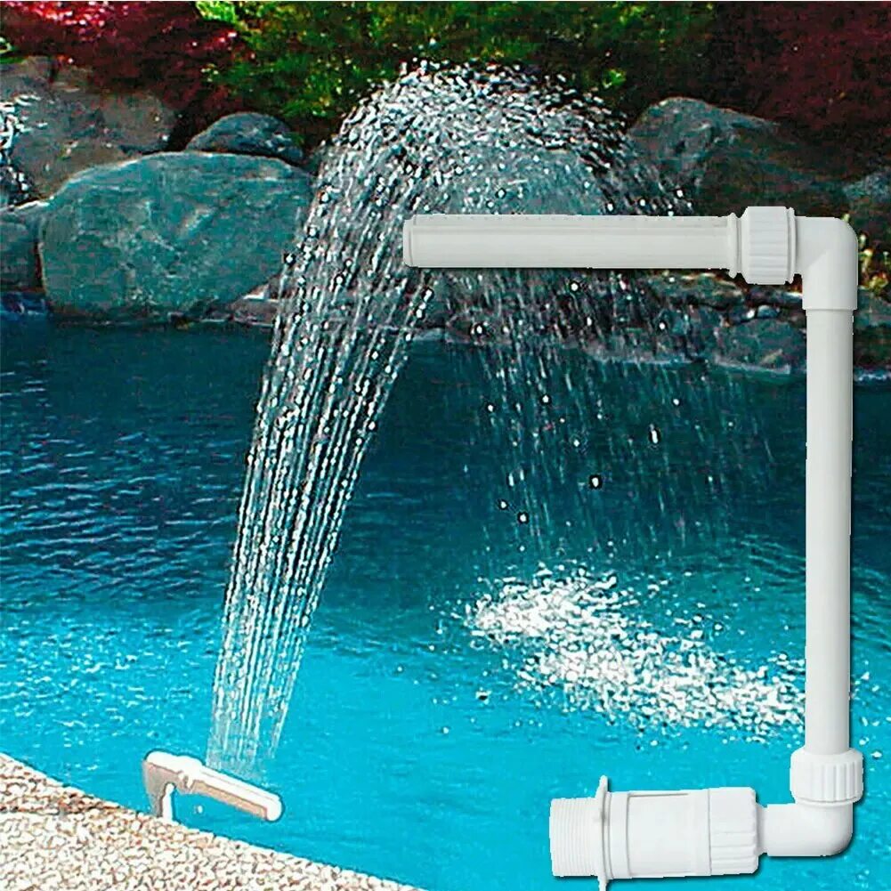 Трубочка фонтан. Водопады для бассейнов. Фонтан для бассейна. Бассейн фонтанчик. Фонтан для каркасного бассейна.
