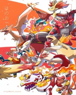 charizard_cinderace_blaziken_incineroar_typhlosion_and_4_more_pokemon_drawn...