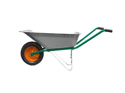 Тачка строительная зубр пт 350 двухколесная