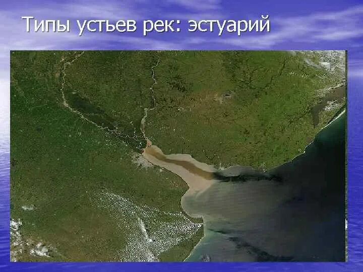 Что такое устье реки