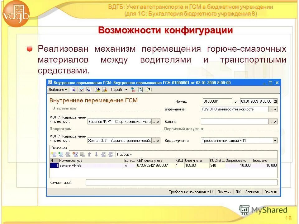 Автомобили казенного учреждения. Учет автотранспорта. ГСМ счет учета. 1с учет автотранспорта. Учет продуктов питания в бюджетных учреждениях.