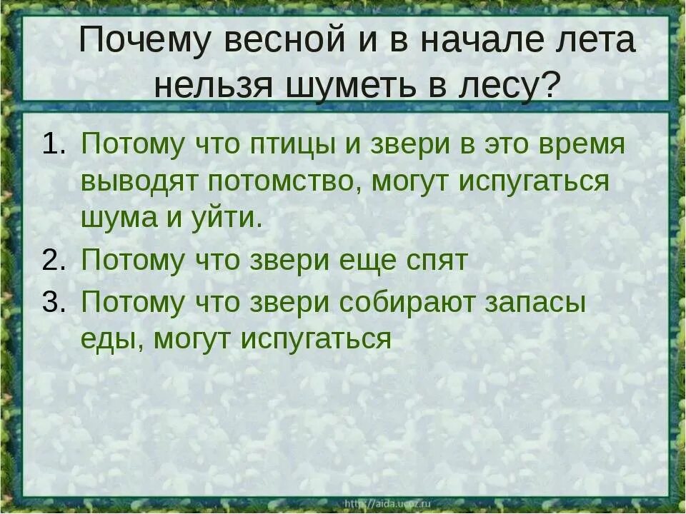 Почему весной запрещена. Почему нельзя шуметь в лесу. Почему весной нельзя шуметь в лесу. В лесу нельзя. Нельзя шуметь в лесу памятка.