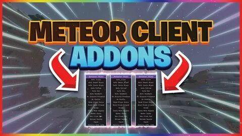 Читы майнкрафт 1.16 5 meteor