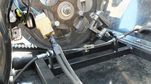 Легкий газ на мотобуксировщике как сделать