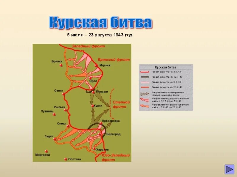 Название военной операции курской битвы. Курская битва 23.08.1943. Курская битва 1943 схема. Курская битва карта сражения контрнаступление. Курская дуга карта 5 июля 1943.