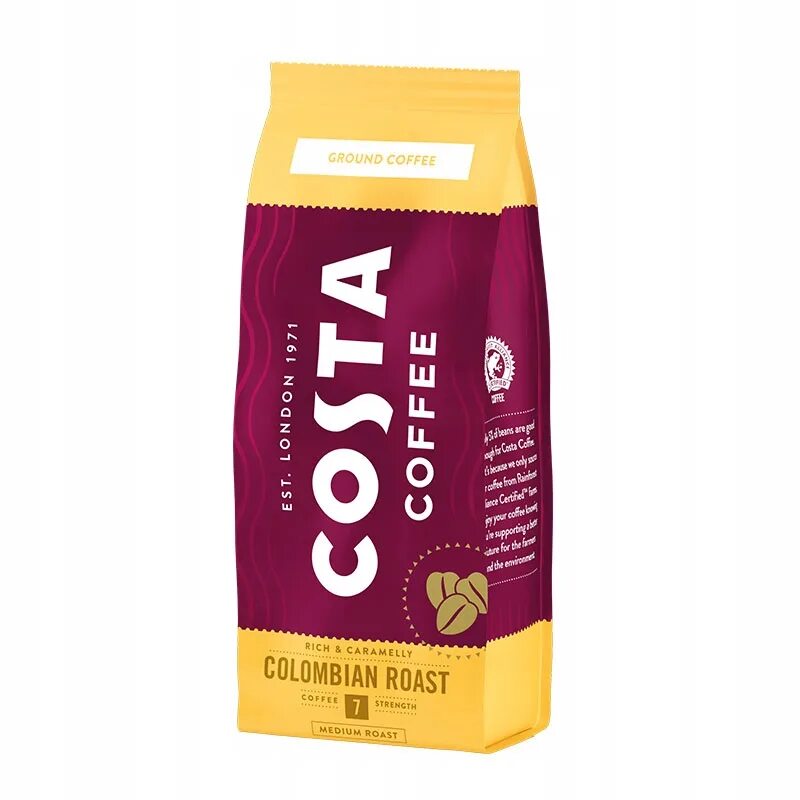 Молотый кофе 200 грамм. Кофе Costa Signature Blend. Кофе молотый Costa Bright Blend. Costa Coffee Bright Blend 200. Кофе Costa Signature зерновой 200г.