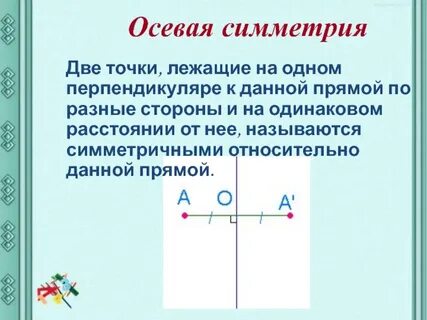 Осевая симметрия что это