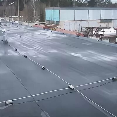 Молниезащита на плоской кровле