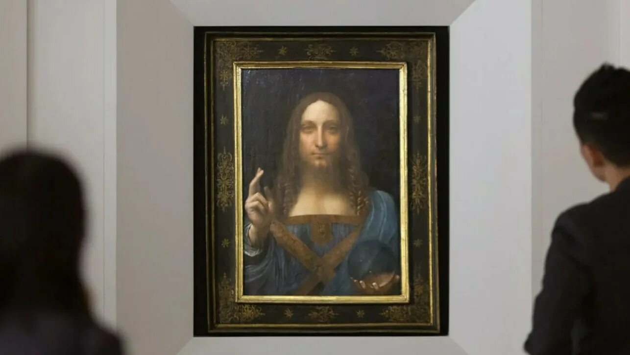 Леонардо да винчи христос. Леонардо да Винчи Salvator Mundi. Леонардо да Винчи Спаситель мира оригинал. Картина Леонардо да Винчи Спаситель мира 450. Кристис аукцион Леонардо да Винчи.