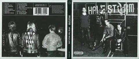 Halestorm - Into the Wild Life (2015) - front back.