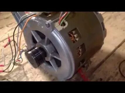 Двигатель от стиральной машины схема напрямую