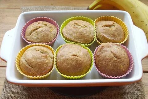 Банановый кекс в микроволновке