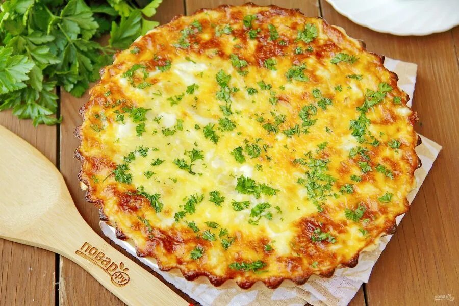 Киш с капустой рецепт
