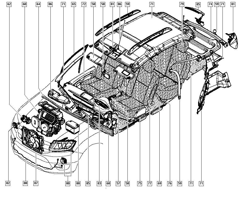 Схема renault sandero. Детали кузова Рено Логан 2 кузов. Схема кузова Рено Логан 2. Кузовные детали Рено Логан 1. Renault Sandero схема кузова.