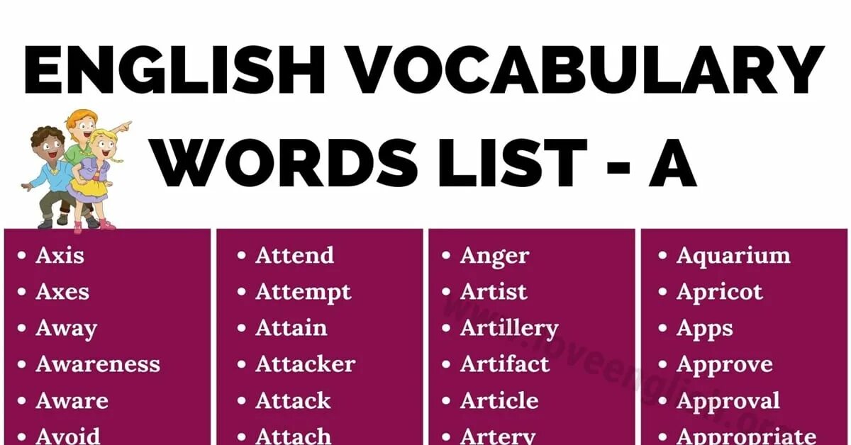 Заказ на английском языке. Words that start with a. Words starting with a. Words starting a. Words starting with c.