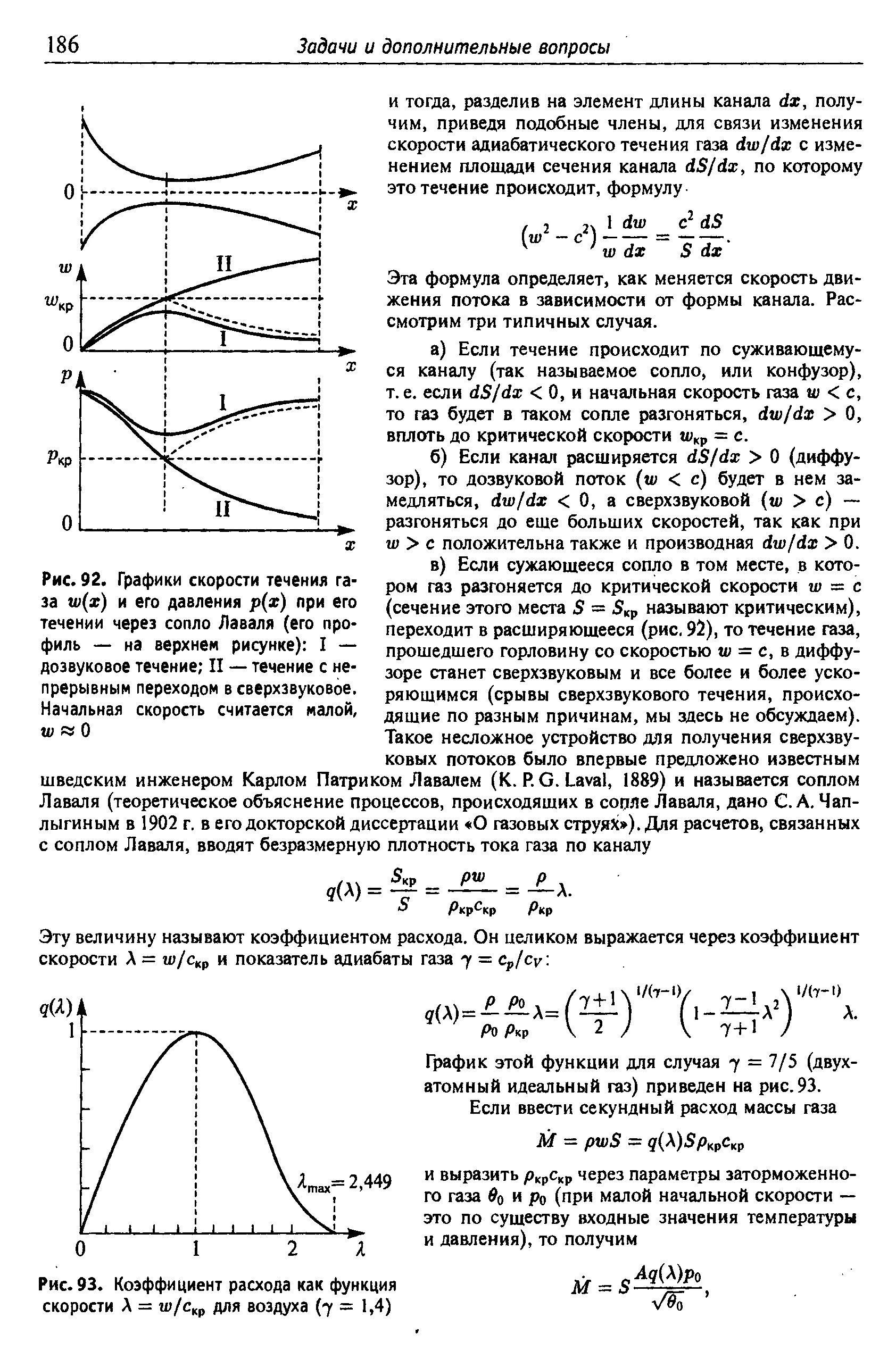 Функции сопла