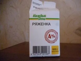 Тест ряженки