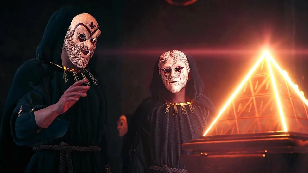 Assassin's creed odyssey культ. Assassin's creed odyssey культист. Культисты одиссея. Assassins creed odyssey культ космоса. Маски культа.