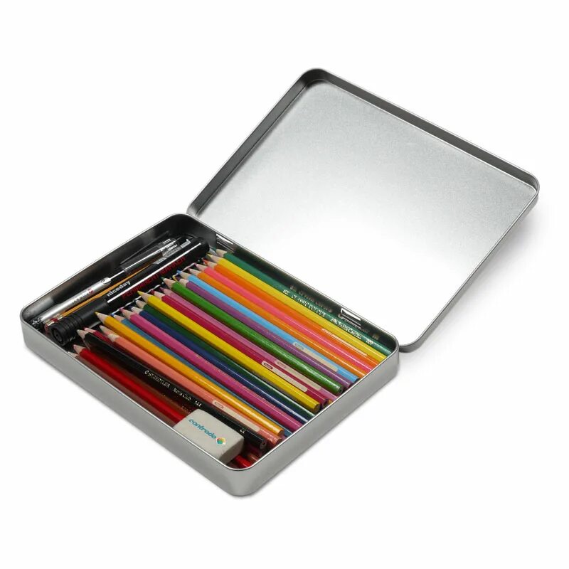 4 pencils cases. Metal Pencil Box. Metal Pencil Case. Pencil Box Lux.