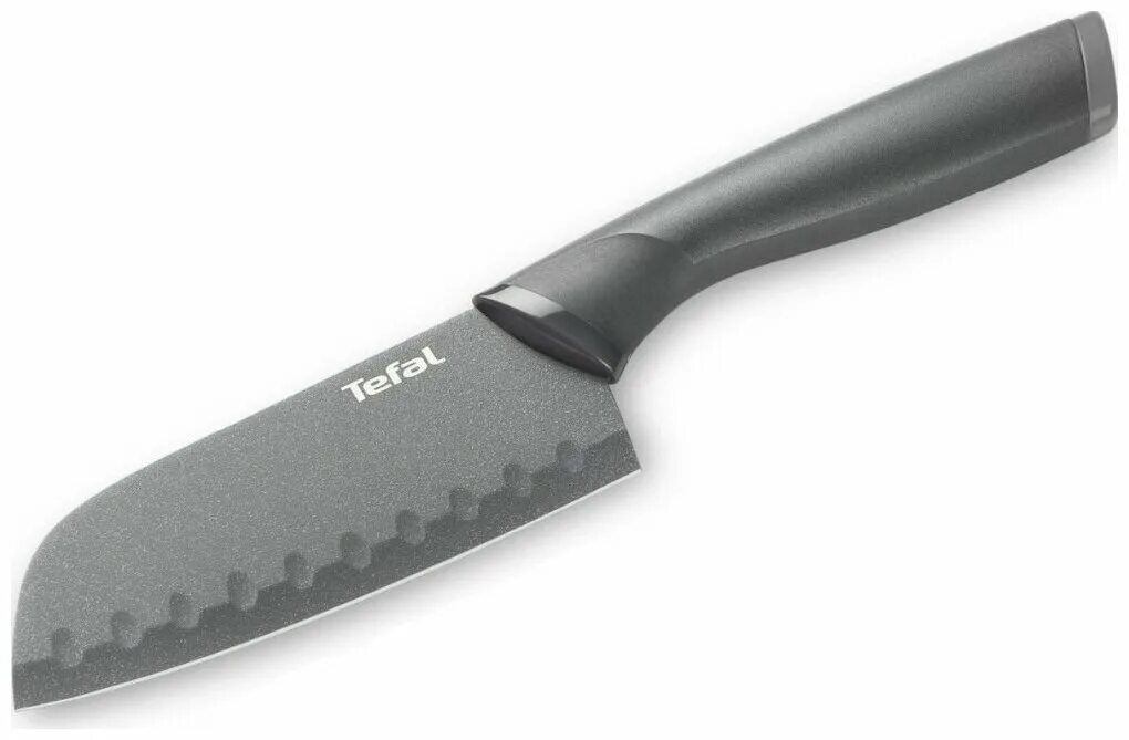 Тефаль ножи кухонные. Нож сантоку Tefal (k1210614). Нож сантоку Tefal. Нож Tefal сантоку 12см. Нож Тефаль 12.