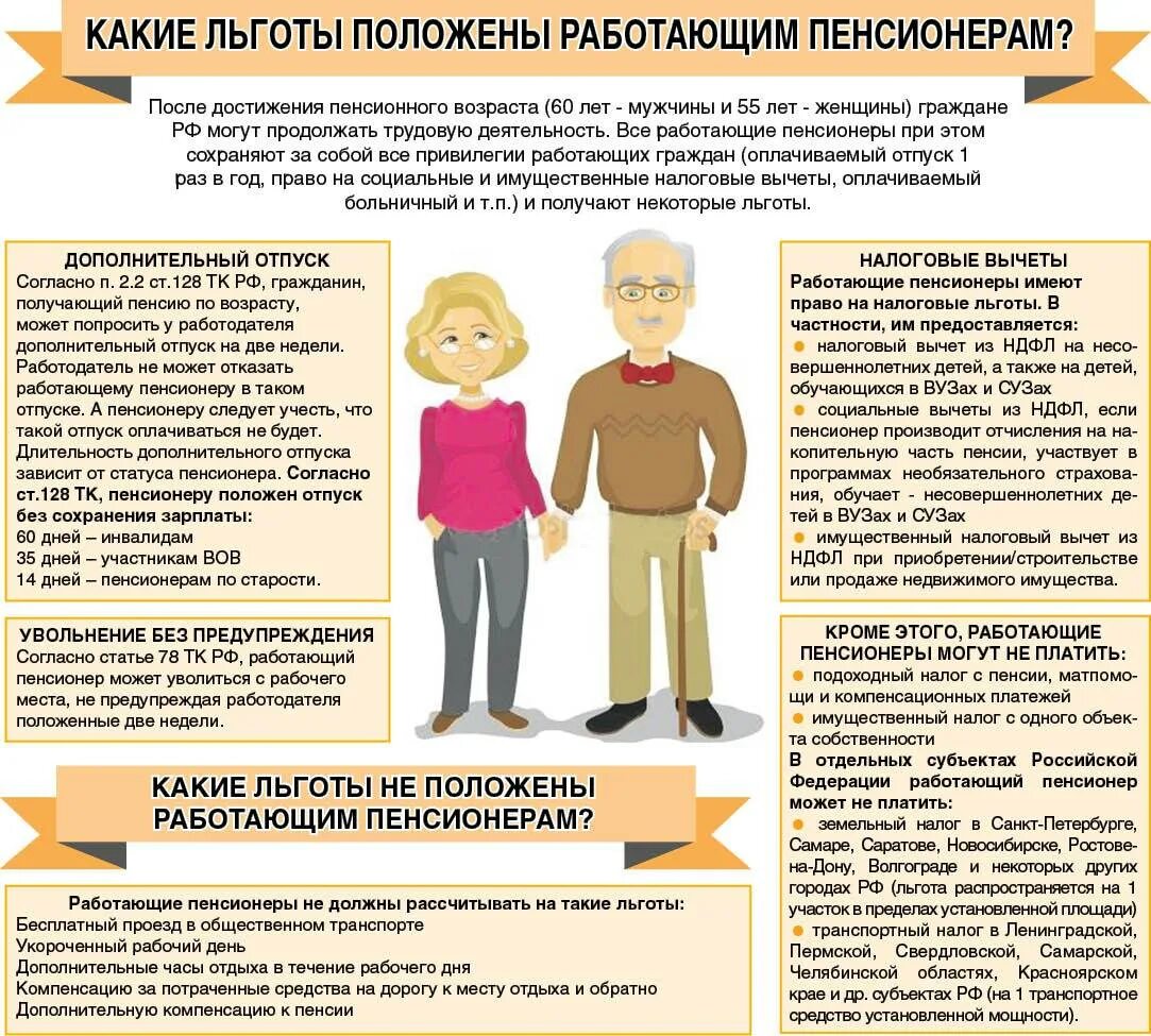 Льготы работающим пенсионерам. Льготы трудоустроенным пенсионерам. Какие льготы у пенсионеров.