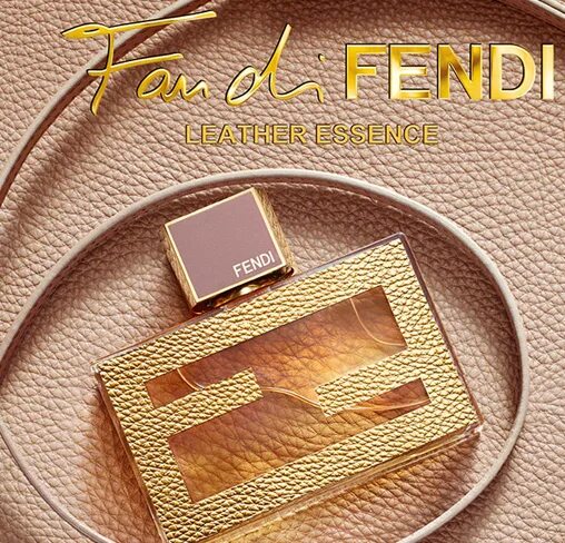 Fan di Fendi Leather Essence Fendi. Фенди Эссенс Парфюм производитель. Fendi 8m0365. Fendi Leather Essence Постер реклама.