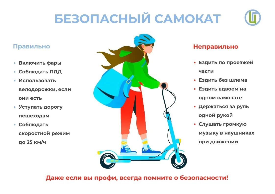 С какого возраста можно пользоваться электросамокатом