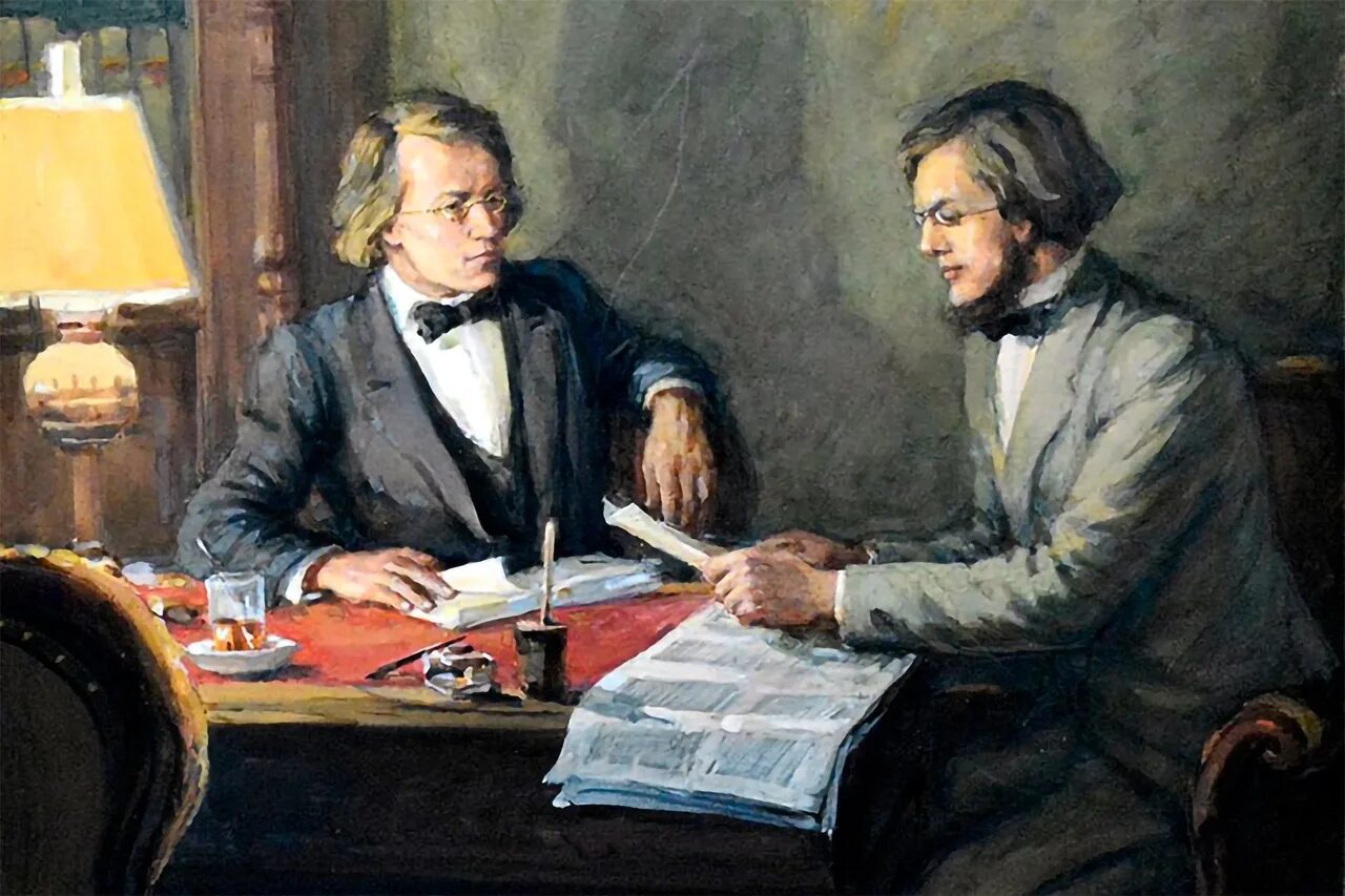 Г белинский н а добролюбов. Чернышевский николай гаврилович николай добролюбов. чернышевский и добролюбов. н.г.чернышевский и н.а.добролюбов. белинский чернышевский добролюбов.