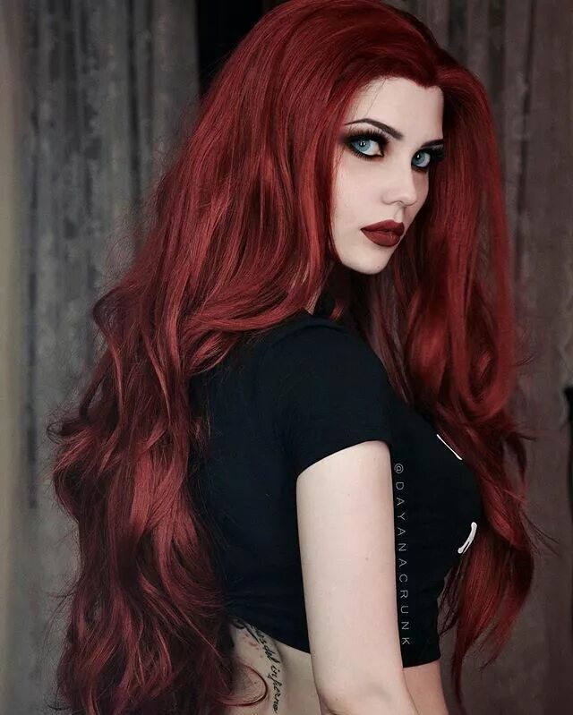 Cherry Lipgloss Brown blonde hair, Bright red hair, Red blonde brown hair