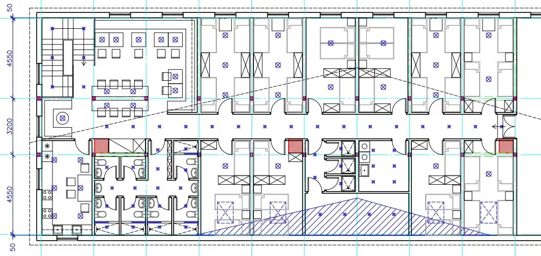 Планировка хостела. Общежитие проект план. Проект планировки хостела. Хостел проекты чертежи.